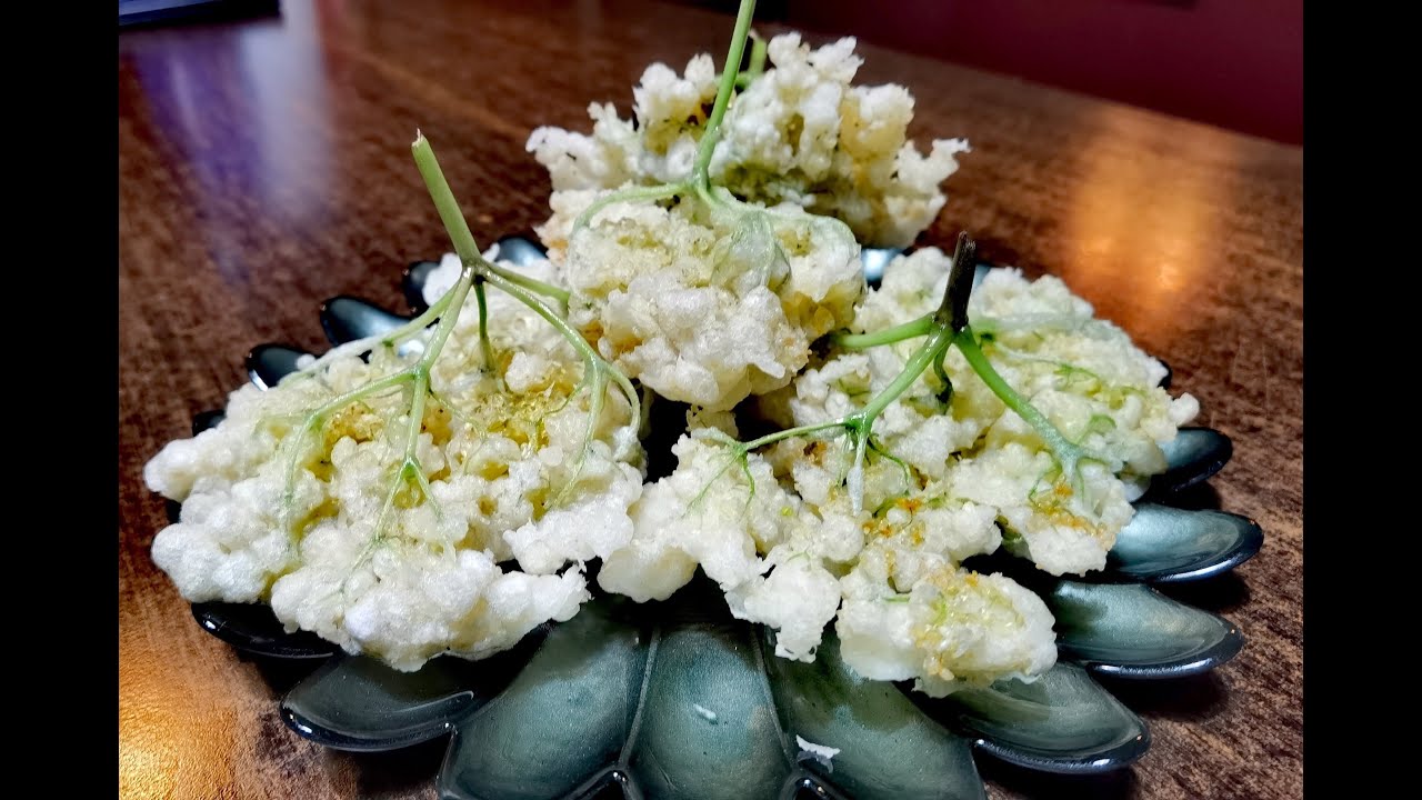 RICETTA FIORI FRITTI, FIORI DI SAMBUCO I PIU' BUONI - RICETTA VELOCE