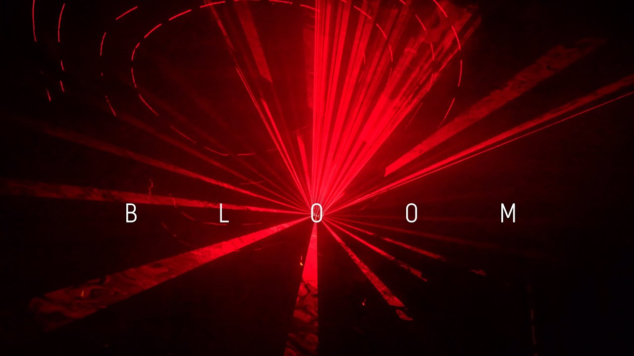 BLOOM | kinetic laser and sound installation
