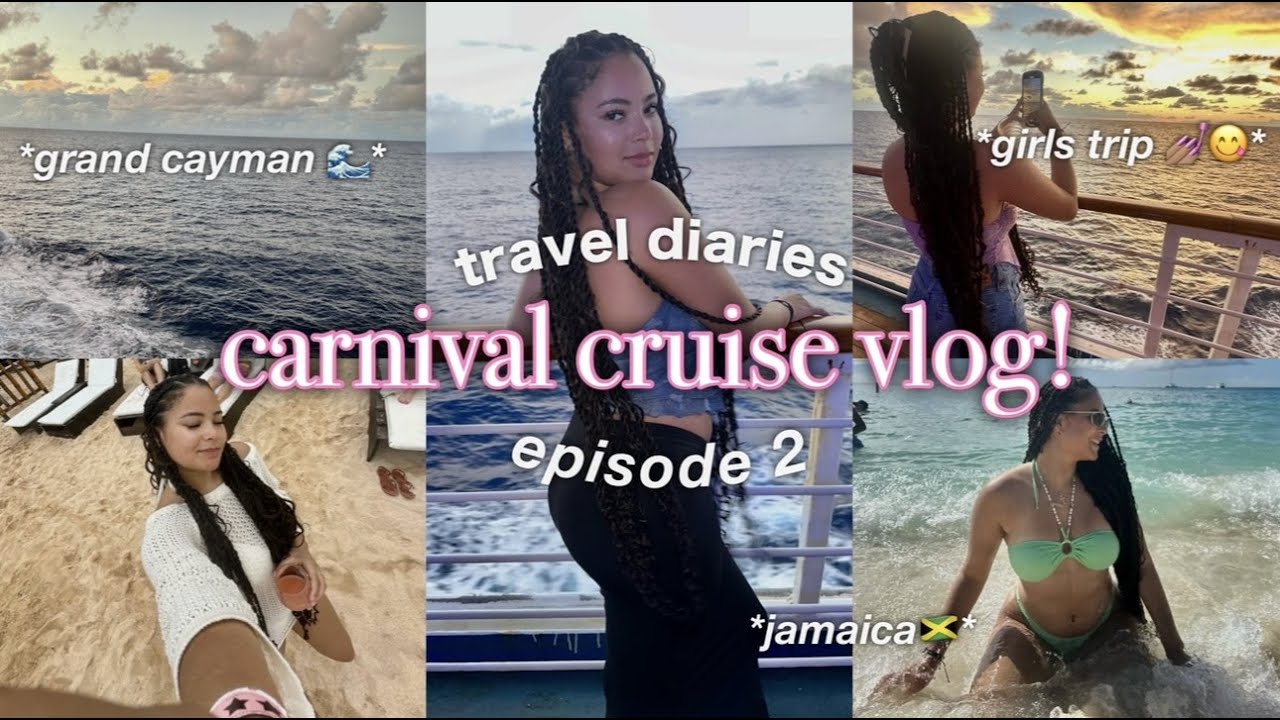 Girls Trip Cruise Vlog! [ 5-Day Carnival Cruise, Jamaica 🇯🇲, Cayman Islands 🍹] Stefany Skye