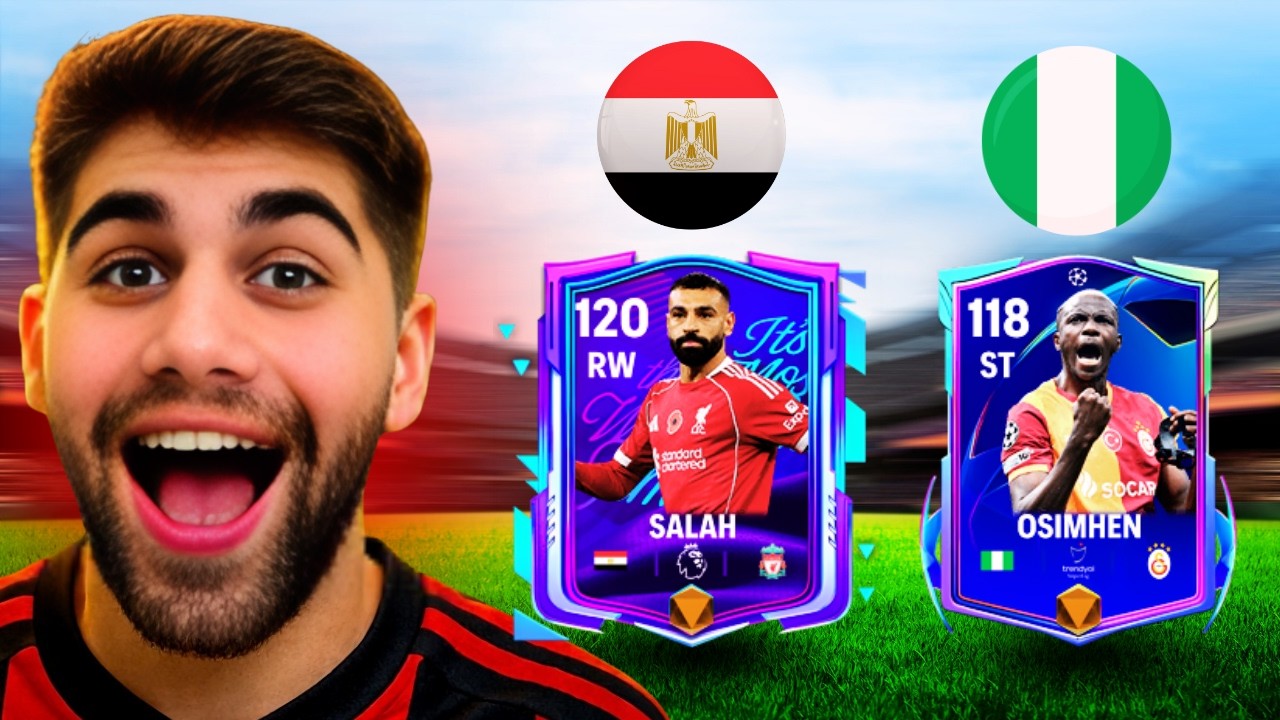 AFRİKA KUPASINA KATILAN HER ÜLKEDEN 1 OYUNCU ALDIM! FC Mobile 26