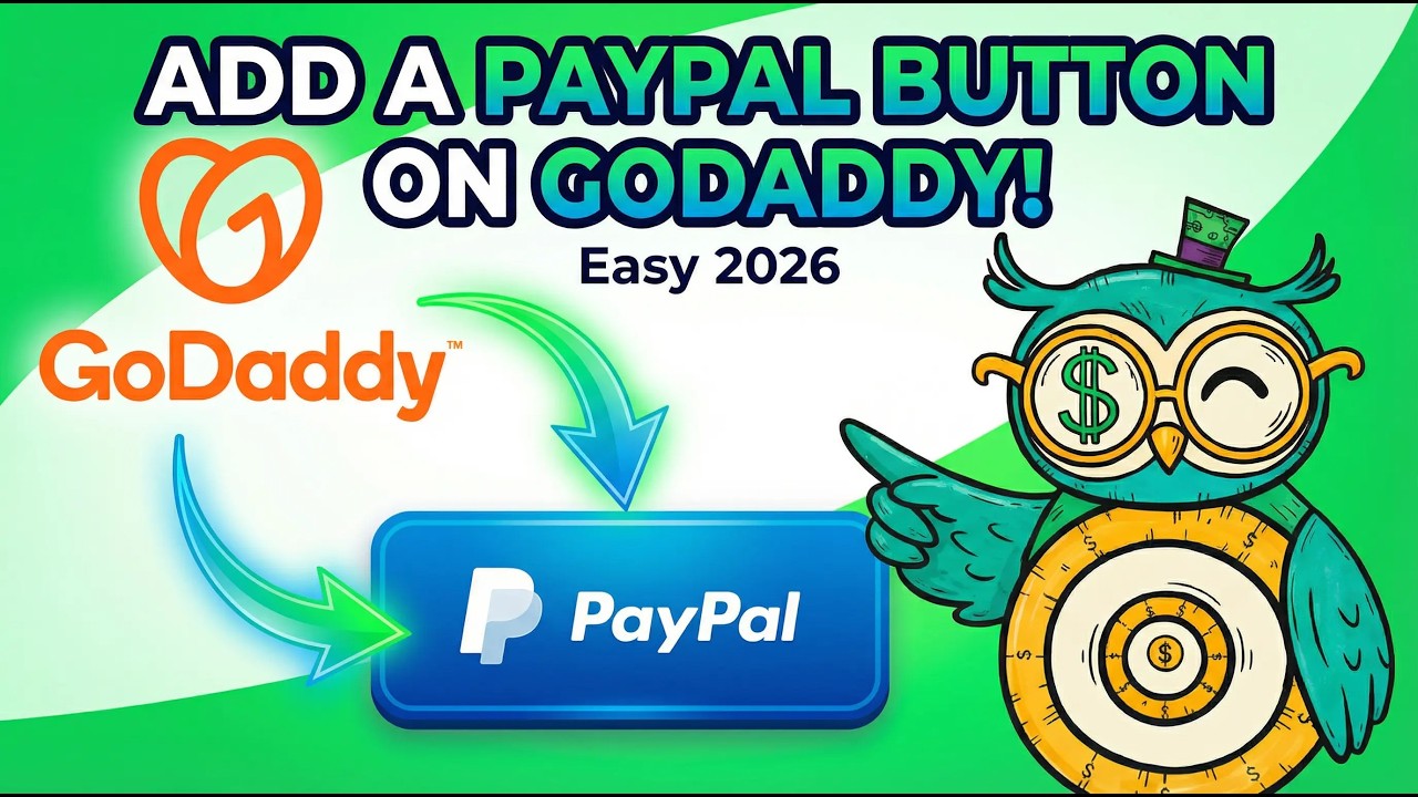 How To Add a PayPal Button on GoDaddy (Easy 2026)
