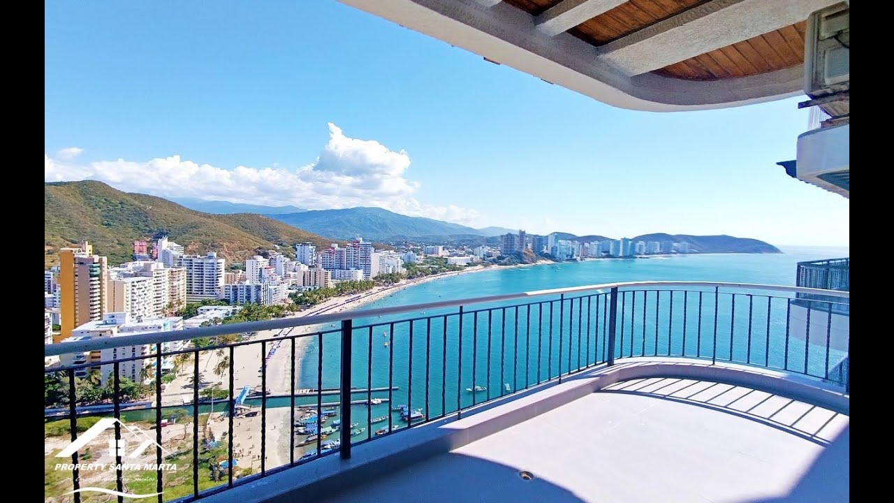 Apartment for sale in front of Rodadero Beach in Santa Marta, Colombia