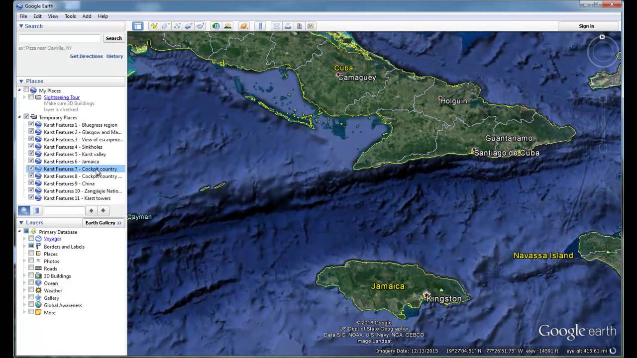 Karst landforms