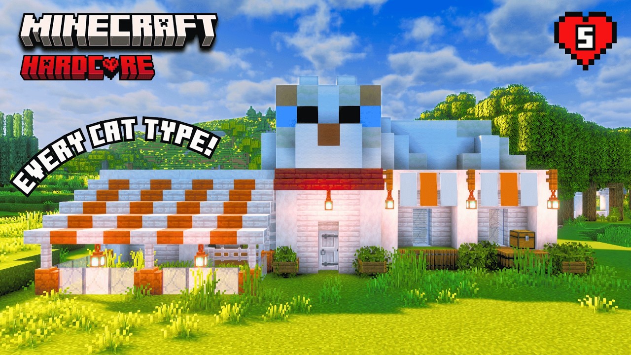 Я собрал ВСЕХ кошек в хардкорном Minecraft 🐈