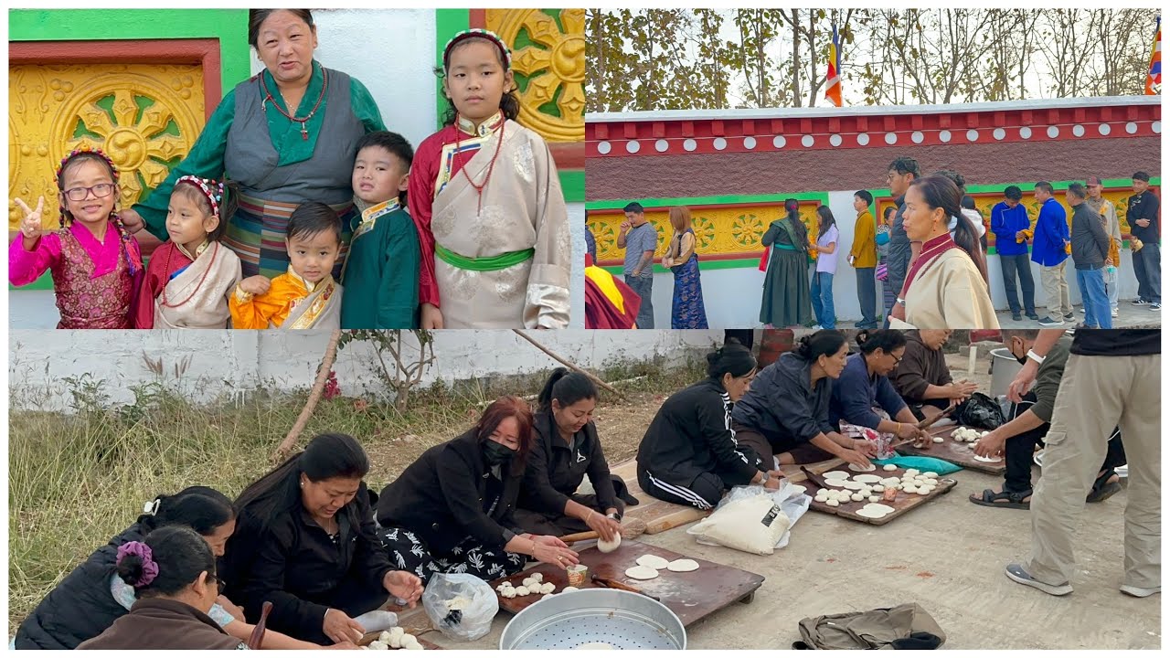 BREAKFAST SERVICE OFFERED BY CAMP-2, SPONSORED BY NEW YORK & NEW JERSEY / LINGKOR DIVOTEES/ Mundgod 