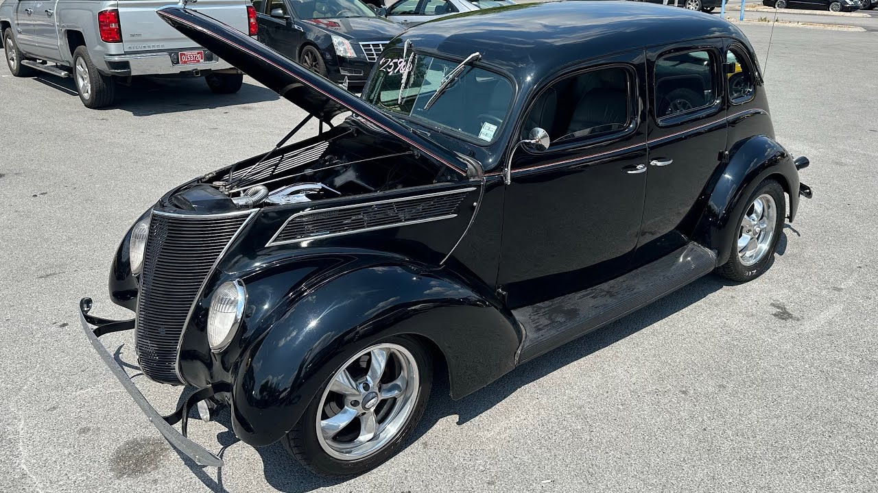 Test Drive 1937 Ford 4 Door Sedan SOLD $25,900 Maplemotors.com #2229