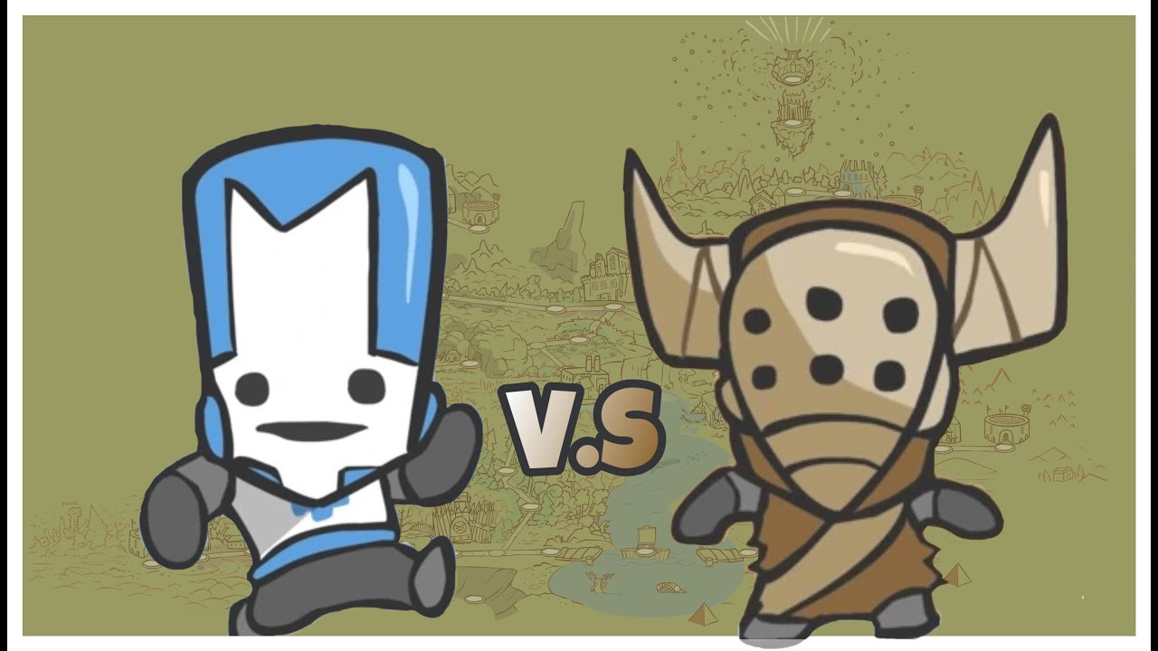 CASTLE CRASHERS MAX LEVEL VS. BARBARIAN BOSS ( INSANE MODE)