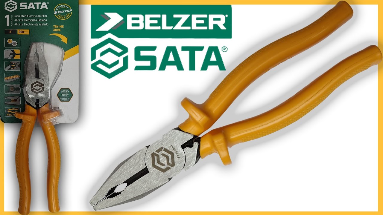 ALICATE UNIVERSAL PARA ELETRICISTA SATA
