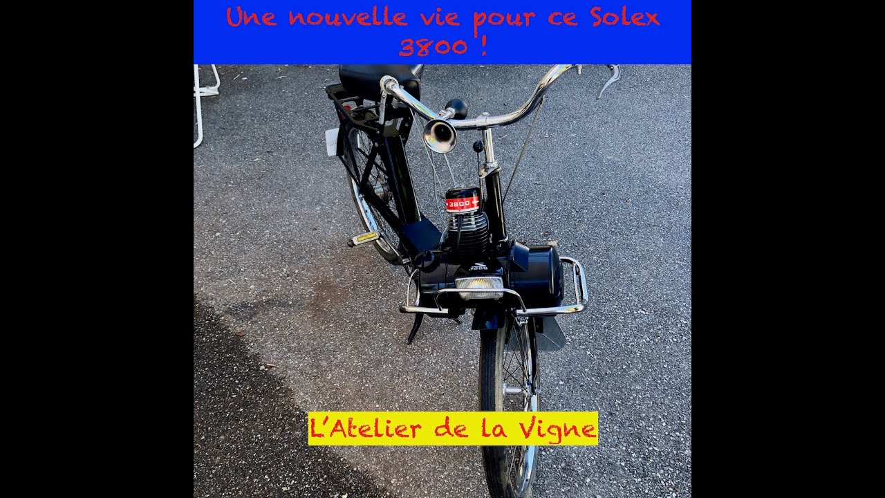 Une nouvelle vie pour ce Solex 3800 !