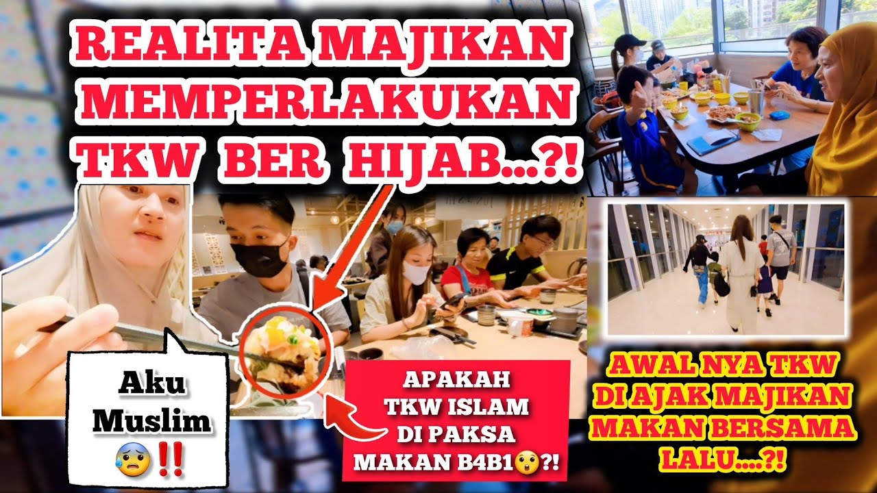 TKW ISLAM DI PAKSA MAKAN B4B1⁉️REALITA KERJA DI HONGKONG MAJIKAN BUKAN MUSLIM