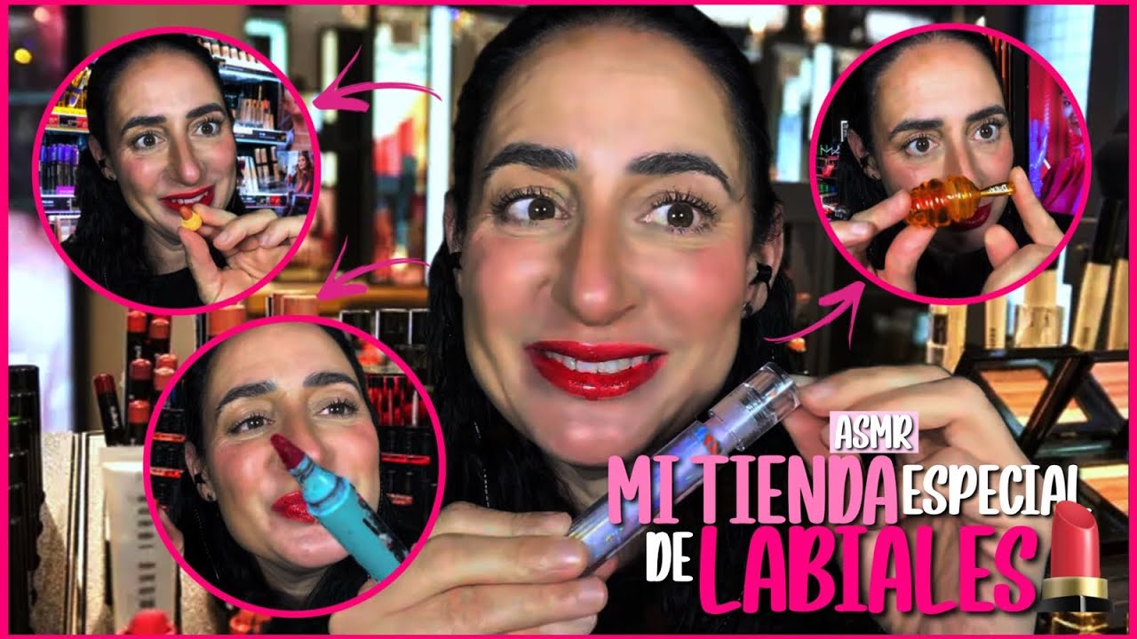 ASMR mi tienda especial de labiales 💄🫦🎨💋RAROS