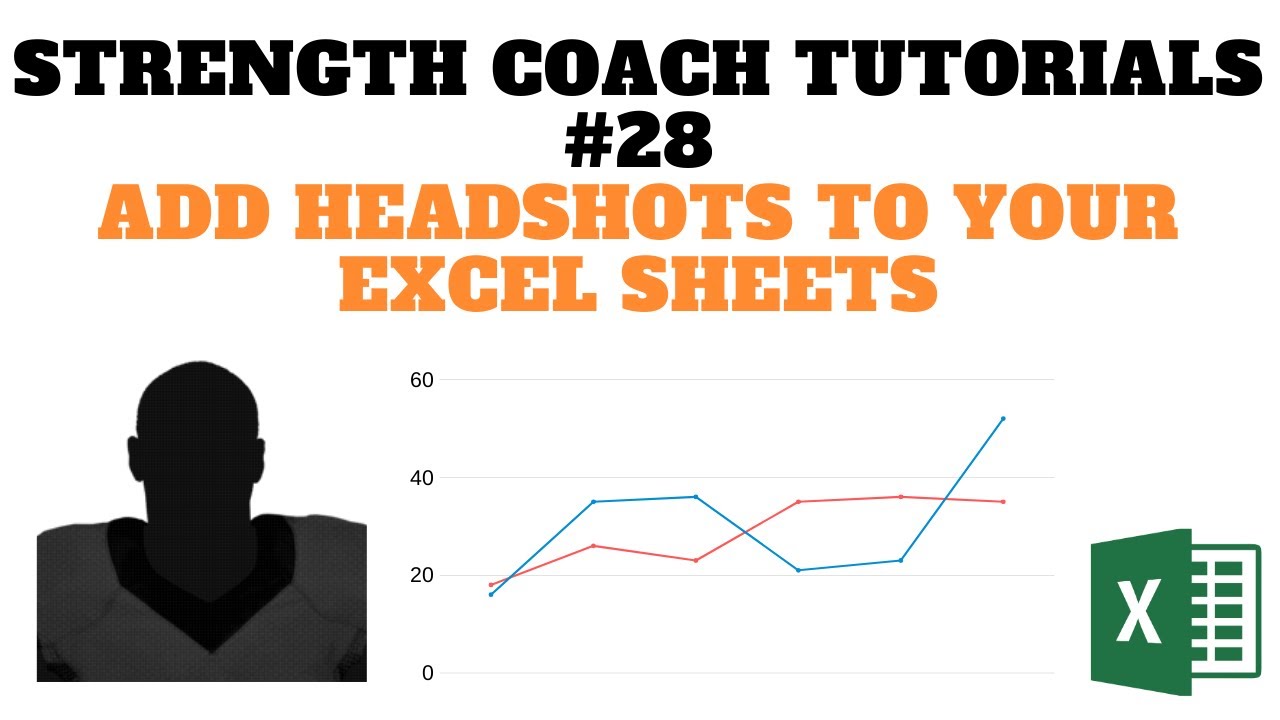How to add Athlete Headshots to Excel. Fitness Testing | DSMSTrength | Strength Coach Tutorials #28