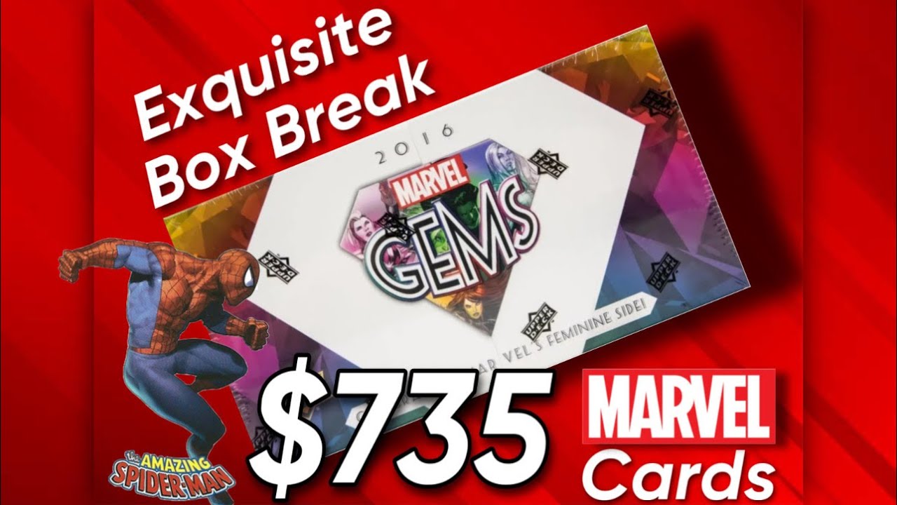Wasted $735? | Exquisite Marvel Card Box Break￼