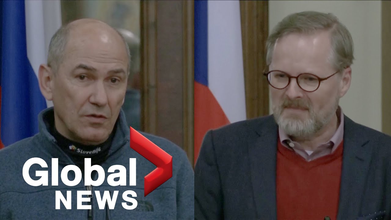 Russia-Ukraine conflict: Czech, Slovenian prime ministers meet Zelenskyy during Kyiv visit