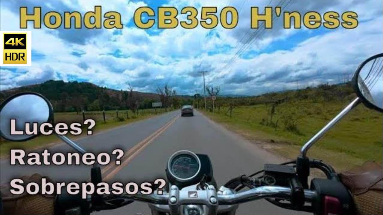 Тест H'ness Honda CB350 в Вилья-де-Лейва, Колумбия | Свет? мышь? Перерасход? | 4К HDR