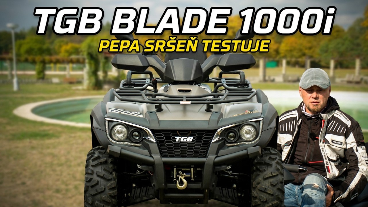 TGB Blade 1000i EPS V Twin Pepa Sršeň testuje!