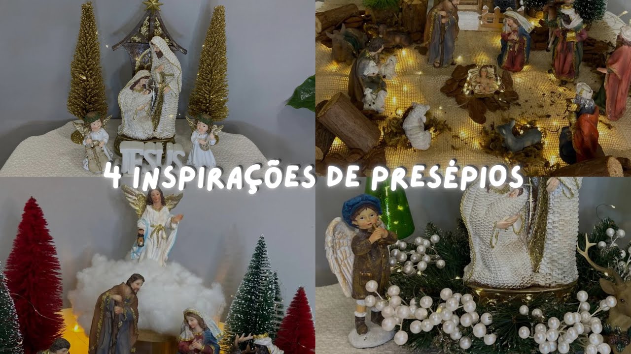 4 Ideias de Como Montar Seu Presépio de Natal || #Natal2024