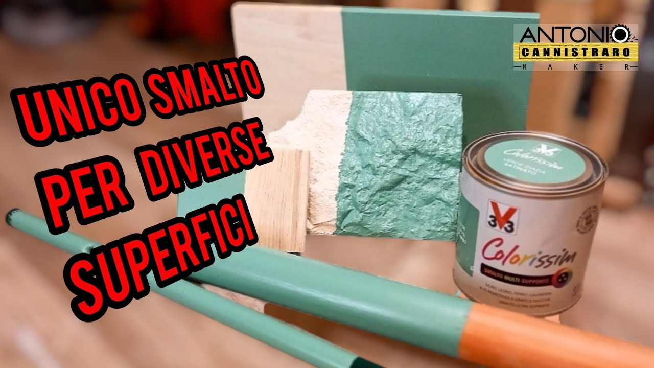 Un unico smalto per tante superfici. Smalto senza fondo colorissim V33