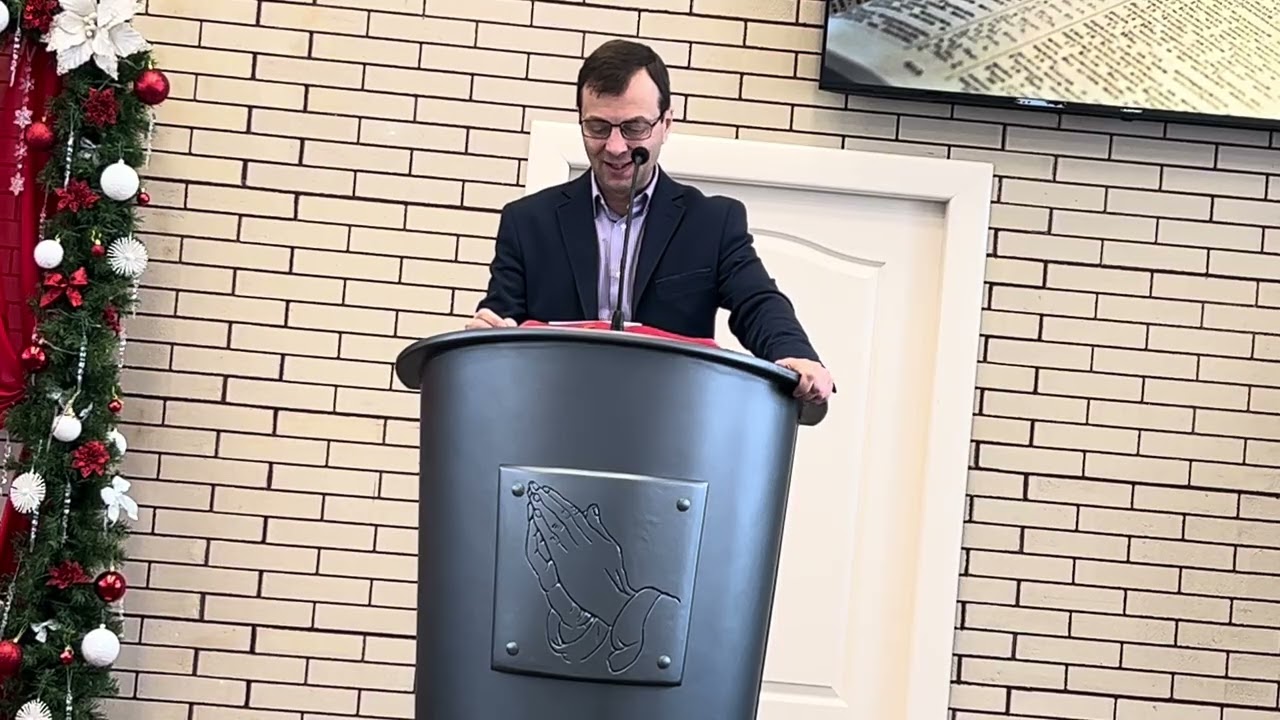Ігор Скрипник проповідь «ОЗИРАЮЧИСЬ НАЗАД — ДЯКУЄМО, ДИВЛЯЧИСЬ УПЕРЕД — ДОВІРЯЄМО» 28.12. 2025
