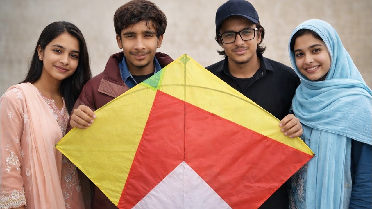 Making kite 🪁 at home with Hamid Bhai | Ace Suleiman | Subscribe 
