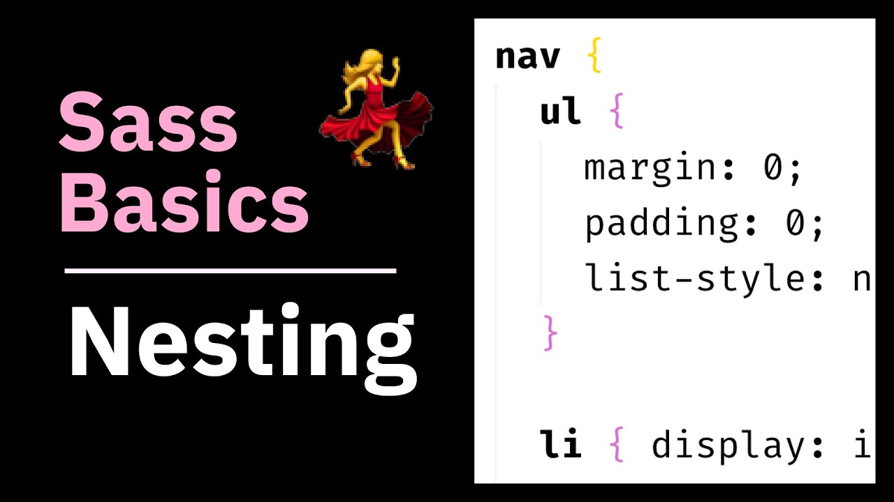 Learn Sass For Beginners: 1 - Nesting CSS