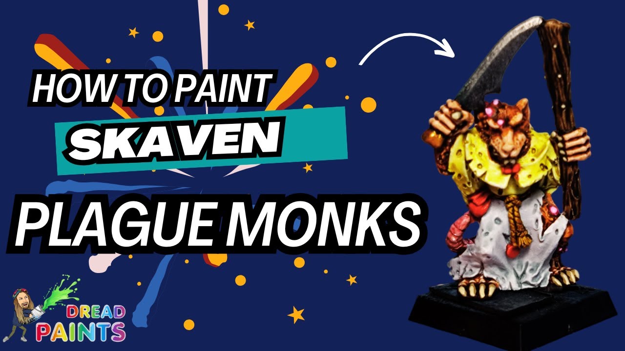 Paint Skaven Plague Monks For Warhammer With Me Easily Using Citadel Contrast Paints