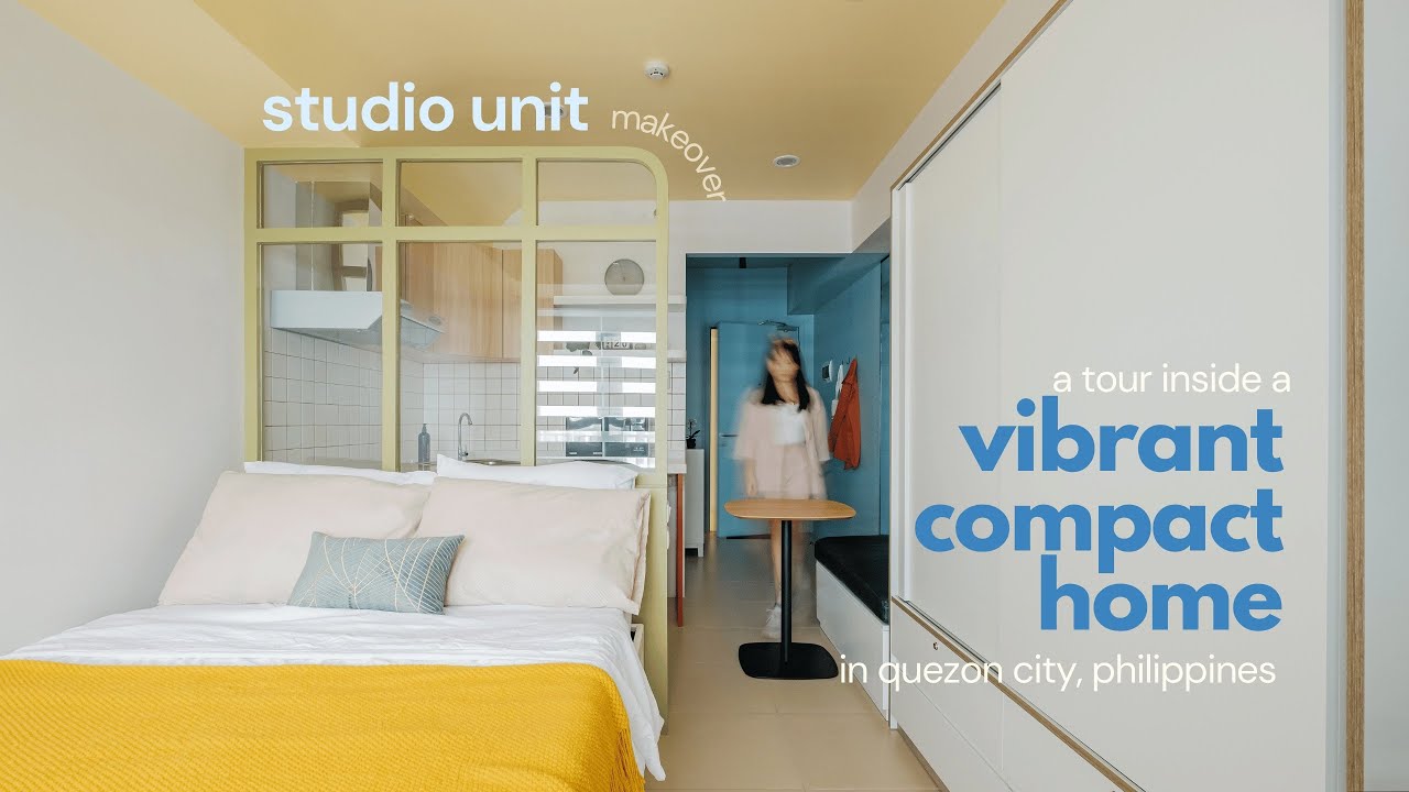 Transforming a Tiny Studio into a Vibrant & Space-Saving Home 🫧🪩 Habitat Curator
