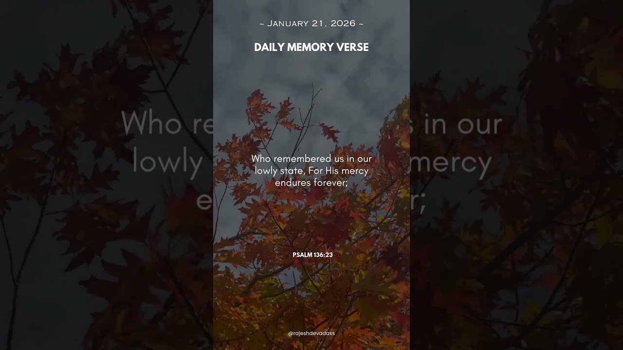 January 21, 26 | Daily Verse | Christian Motivation 