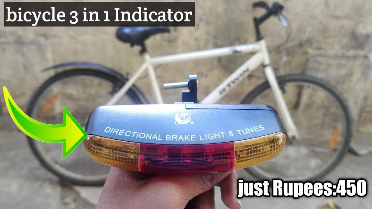 3 in 1 Cycling Bicycle Bike Turn Signal Indicator Brake for just  Rs.450.