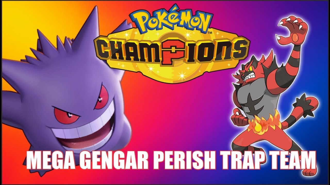 Mega Gengar Perish Trap Team Pokemon Champions Master Tier Gameplay M-B