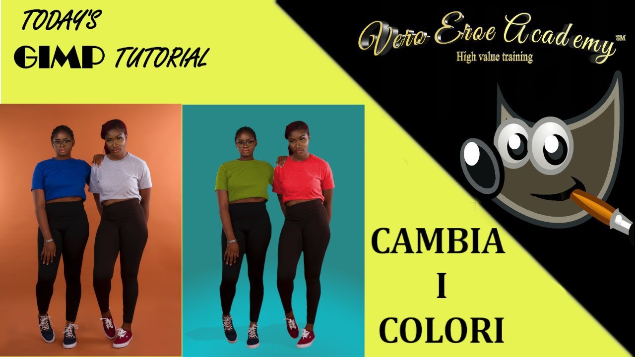 TUTORIAL GIMP - COME CAMBIARE I COLORI (SEMPLICE SEMPLICE)