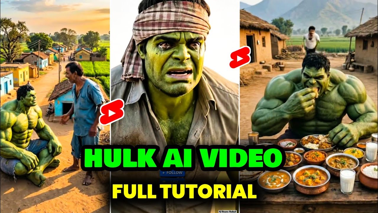 Hulk wala video kaise banaye (Mobile se) Tech Gyandeep | FULL TUTORIAL 
