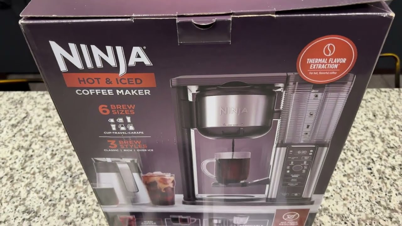 Ninja Hot and Iced Coffee Maker CM305 - Look before you buy!