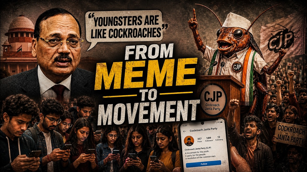 Cockroach Janta Party Explained  | How a Meme Became India&rsquo;s Viral Political Movement