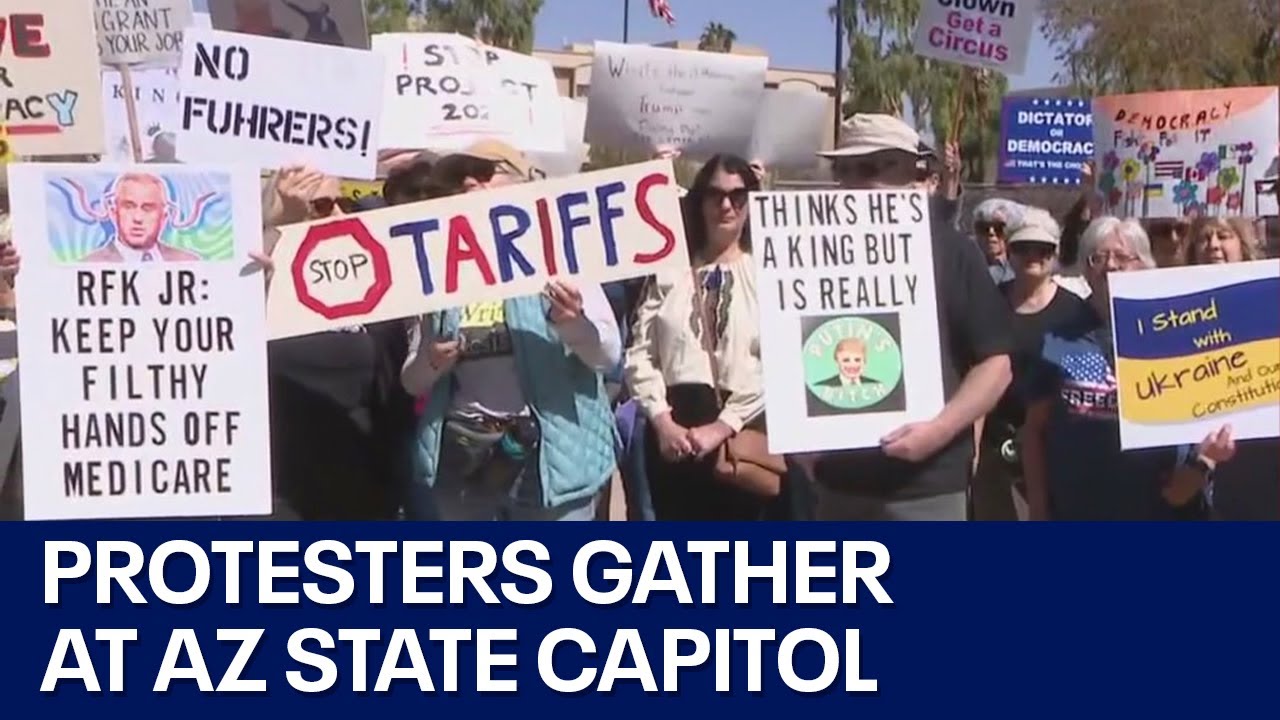 Protest &bdquo;Czwarty Marsz Przeciwko Monarchii&rdquo; w Phoenix