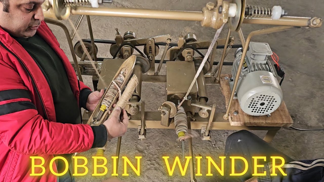 DIY Bobbin Winder for Handloom Weaving: Easy & Effective