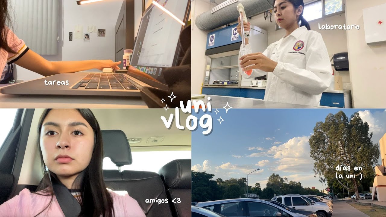 uni vlog 📓🖇️ 7AM laboratorio 🧪 días productivos, compras 🛒 clases universitarias & amigos ‧₊˚ ⋅*