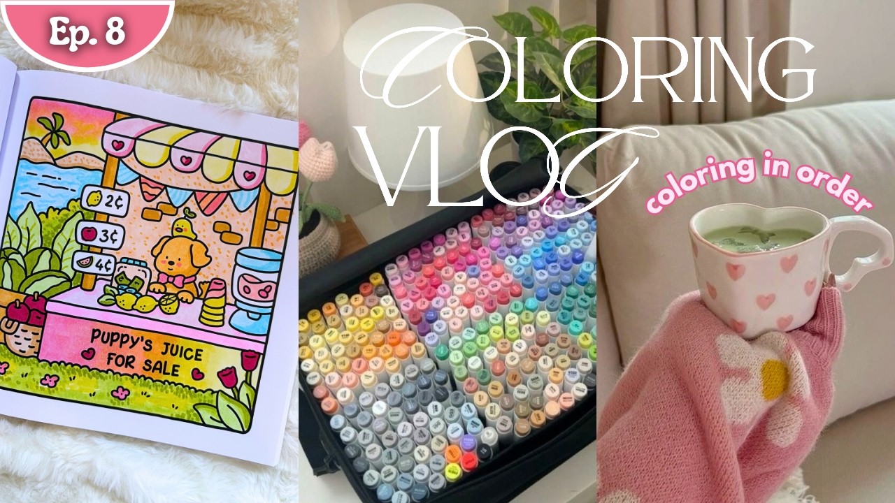 Coco Wyo Cozy Cuties 🍋🌷 Kolorowanka z każdej strony | Odc. 8/36