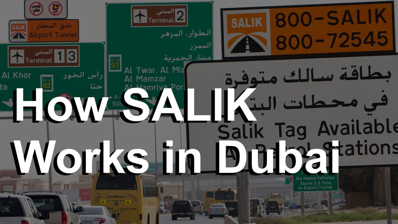 How Salik gates work in Dubai