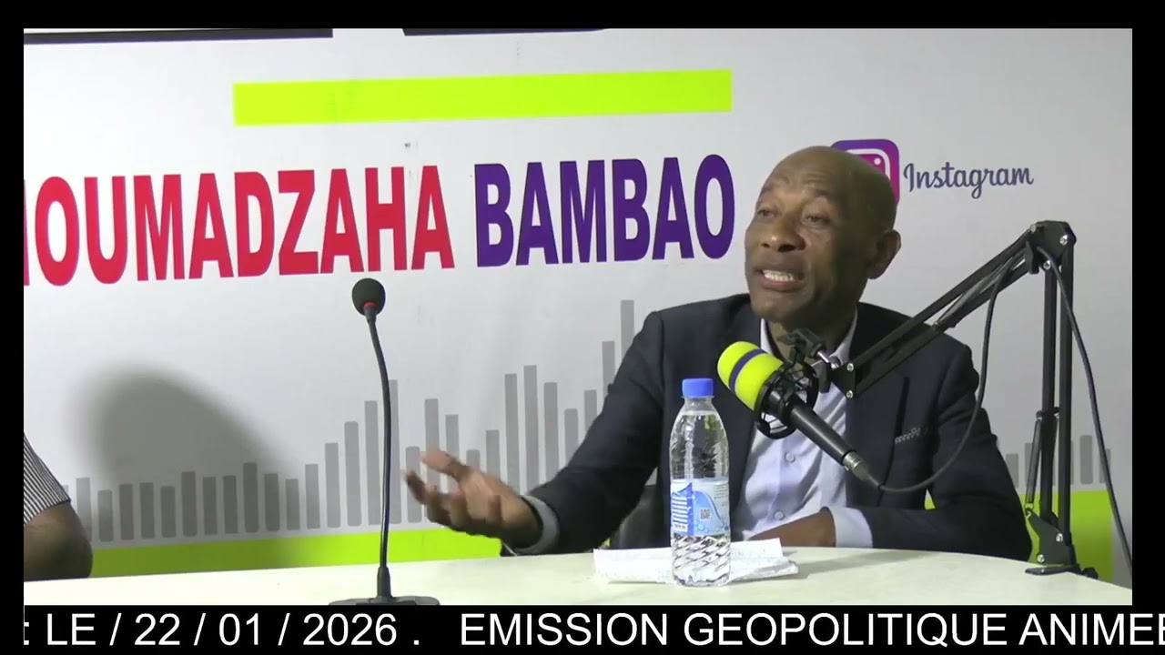 EMISSION GÉOPOLITIQUE AVEC NOTRE SPÉCIALISTE EN RELATIONS INTERNATIONALES MOHAMED TOIAAMOU MHOUDINI