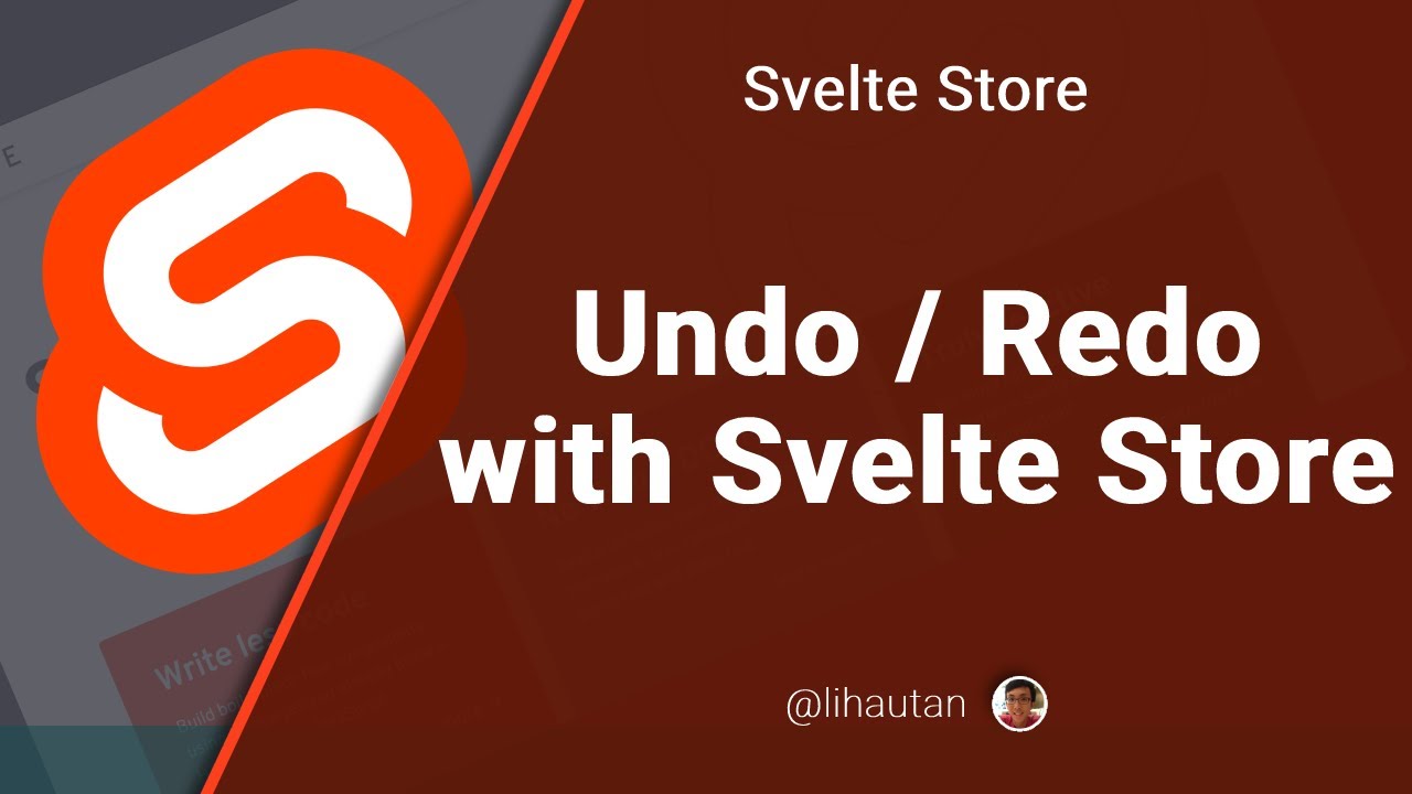 Undo / Redo with Svelte Store