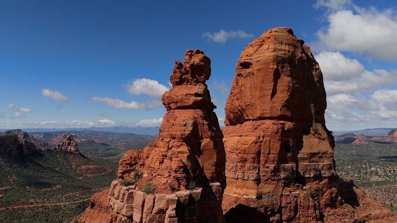 Climbing the Queen Victoria spire in Sedona, Arizona