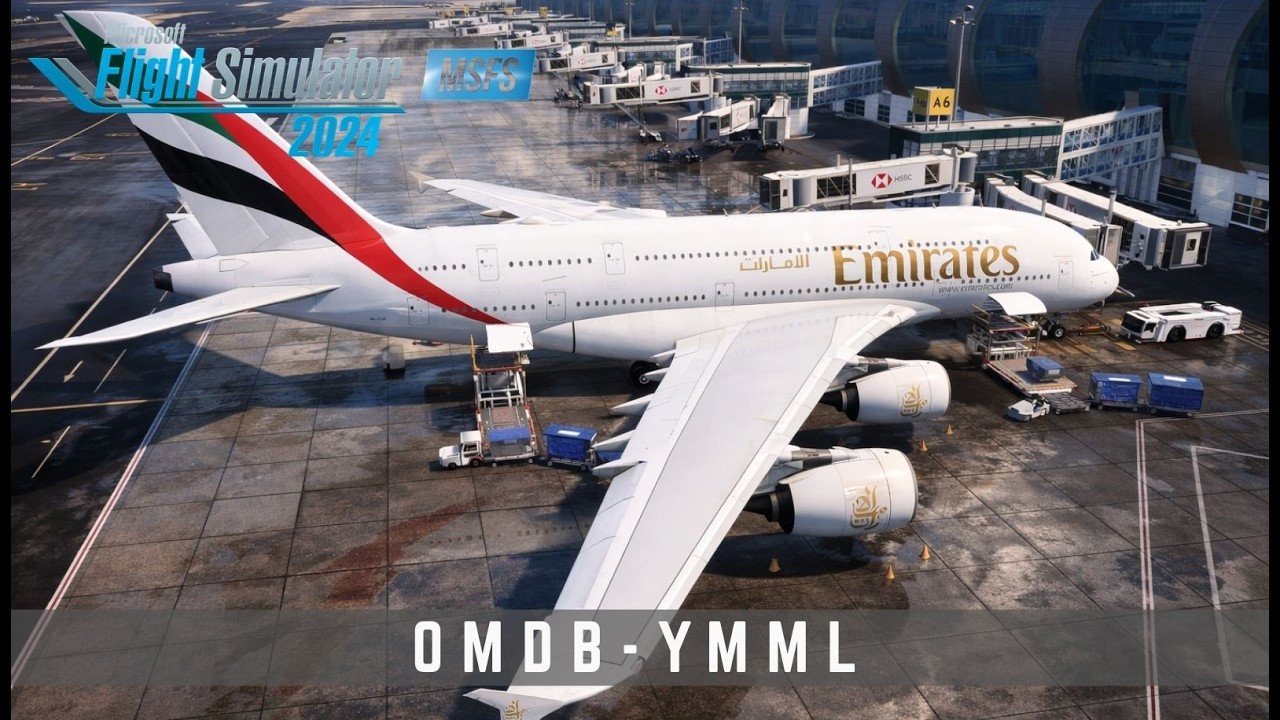 UAE1CR | Dubai → Melbourne | Real World Emirates OPS | FBW A380 | A6-EVK | VATSIM