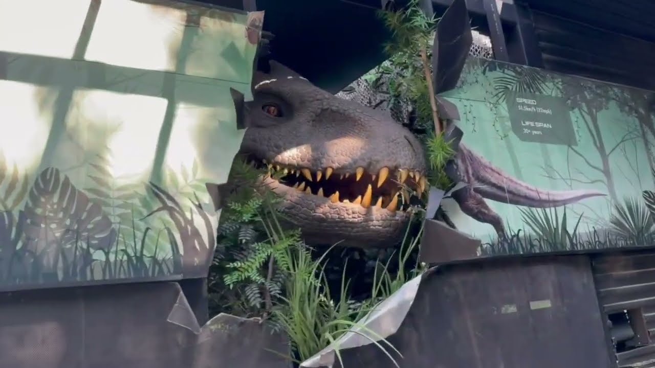 Jurassic World Attraction (full ride) 2026 @ Universal Studios Hollywood #universalstudios 