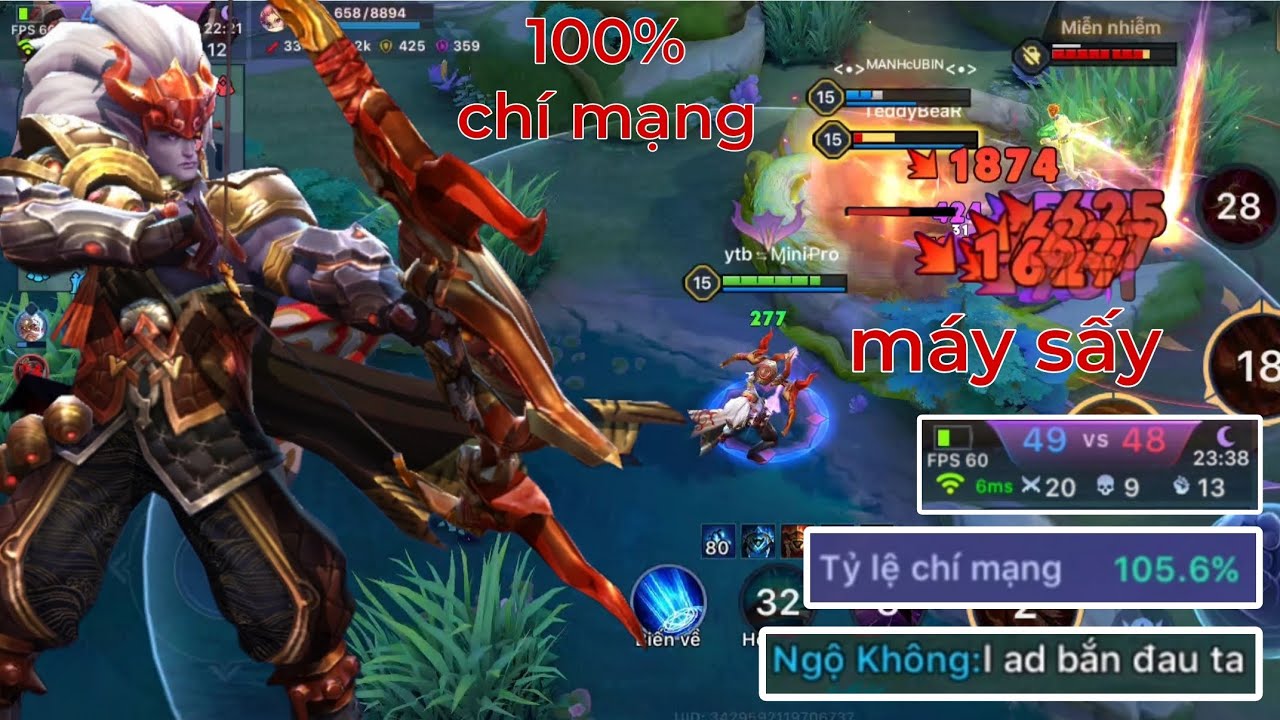 Yorn 1 tỷ dame, khiến đồng đội khen bắn đau