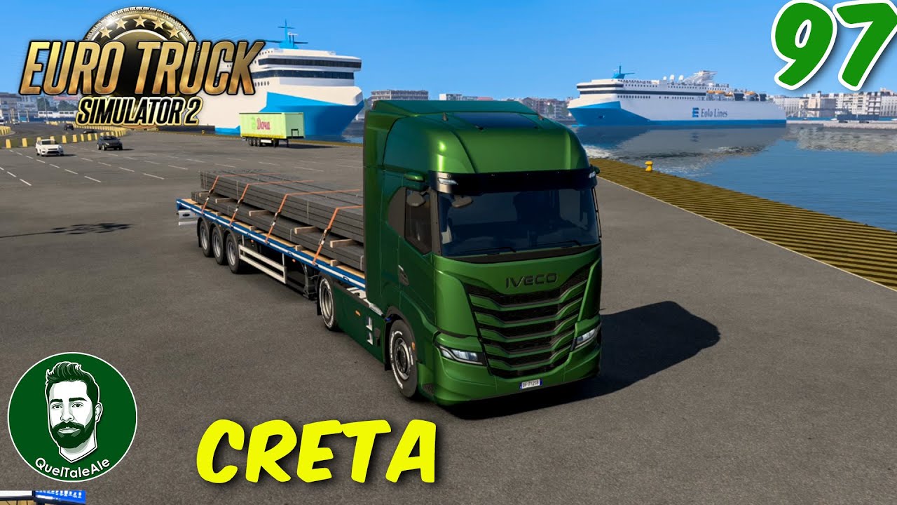 CI IMBARCHIAMO PER CRETA - Euro Truck Simulator 2 - Gameplay ITA - #97