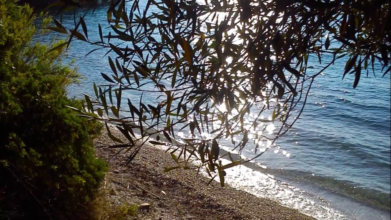 kalamos island. a path.