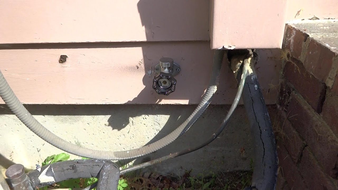 outside sill faucet replacement