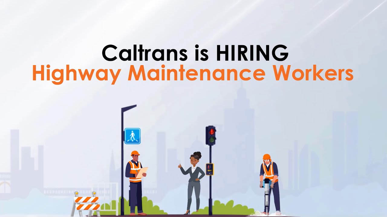 Caltrans нанимает рабочих по обслуживанию автомагистралей