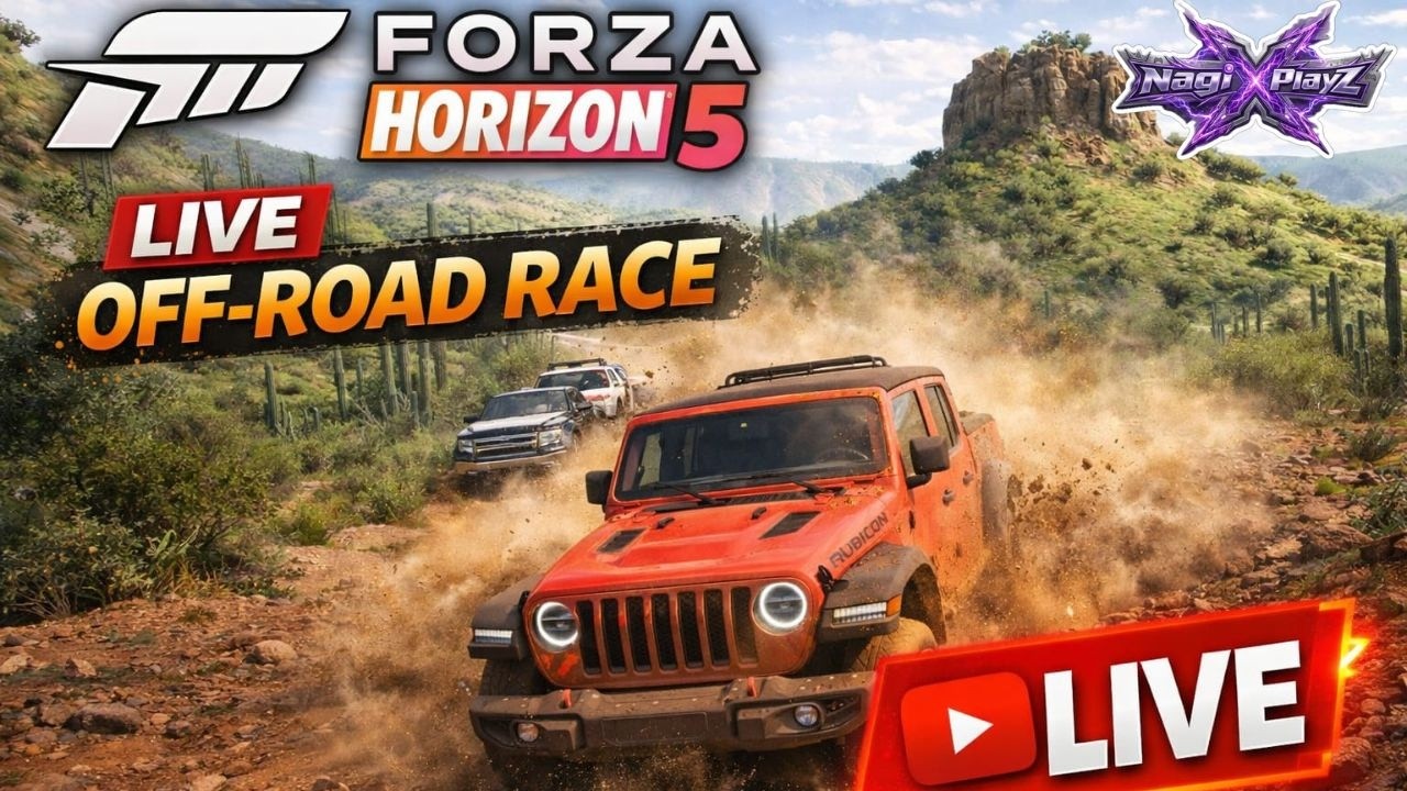 Forza Horizon 5 Jeep Wrangler Off-Road Race – Extreme Dirt Track Gameplay | FH5